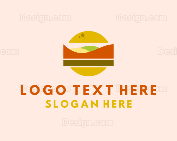 Fast Food Burger Logo