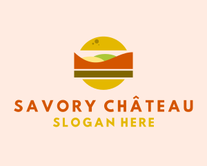 Fast Food Burger  logo design