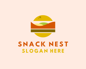 Fast Food Burger  logo design