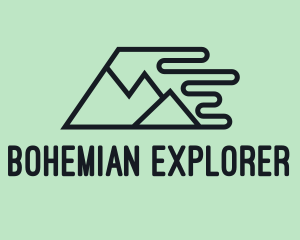 Fast Mountain Trekking logo design