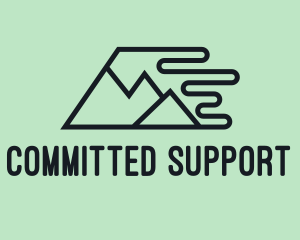 Fast Mountain Trekking logo design