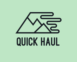 Fast Mountain Trekking logo design