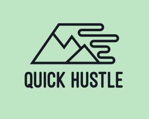 Fast Mountain Trekking logo design