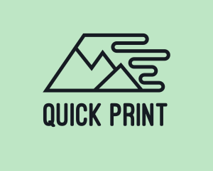 Fast Mountain Trekking logo design