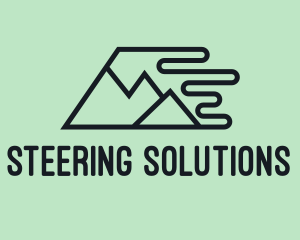 Fast Mountain Trekking logo design