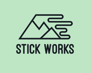 Fast Mountain Trekking logo design