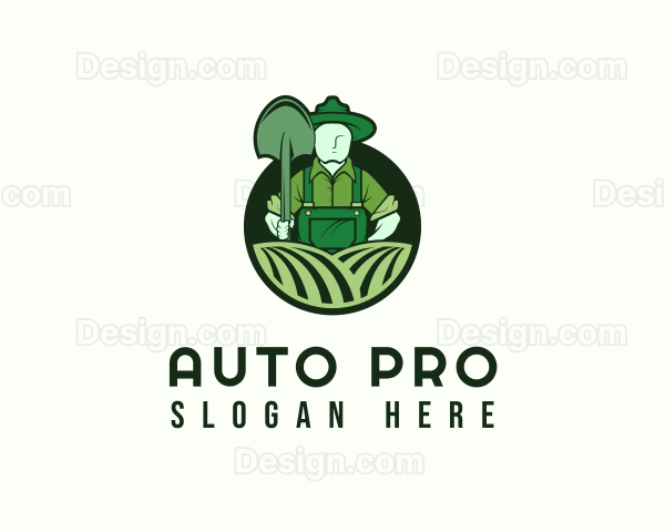 Agriculture Lawn Farmer Logo