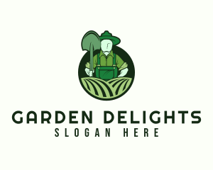 Agriculture Lawn Farmer logo design