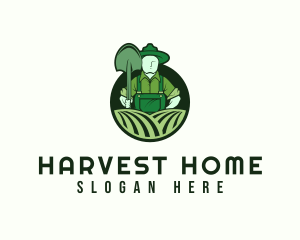 Agriculture Lawn Farmer logo