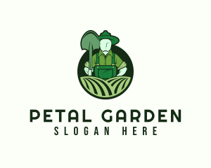 Agriculture Lawn Farmer logo design