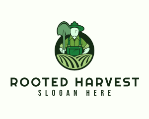 Agriculture Lawn Farmer logo design