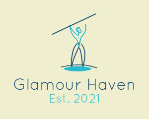 Javelin Thrower Athlete logo