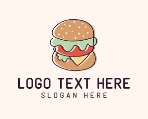Cheeseburger Fast Food logo