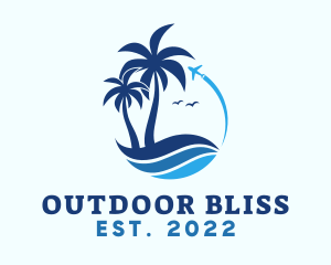 Summer Beach Ocean logo design