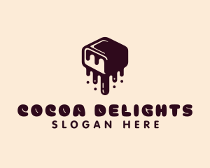 Chocolate Pastry Snack logo design