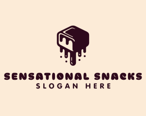 Chocolate Pastry Snack logo design