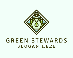 Green Leaves Scent logo design