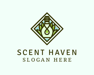 Green Leaves Scent logo design