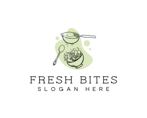 Kitchen Cooking Utensils logo design