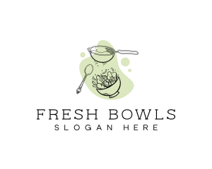 Kitchen Cooking Utensils logo design