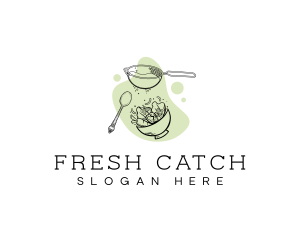 Kitchen Cooking Utensils logo design