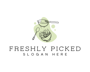 Kitchen Cooking Utensils logo design