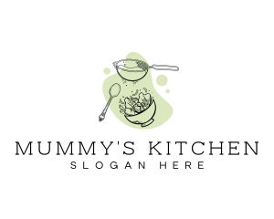 Kitchen Cooking Utensils logo design