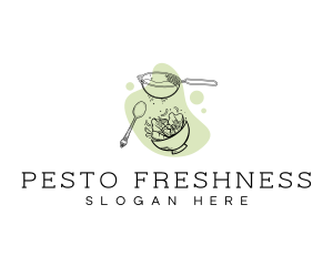 Kitchen Cooking Utensils logo design