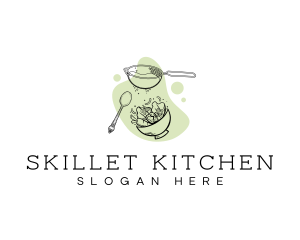 Kitchen Cooking Utensils logo design