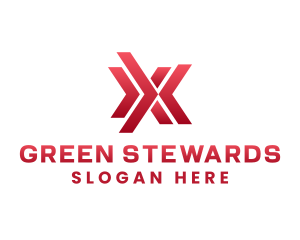 Generic Arrow Letter X logo design