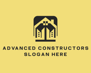 Building House Construction logo design