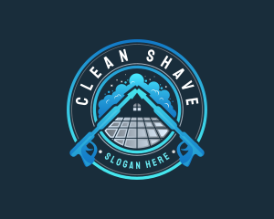 Floor Pressure Washing Cleaner logo design