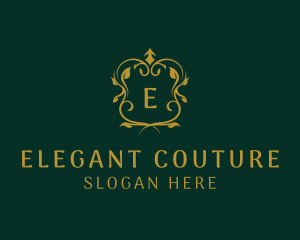 Elegant Wedding Shield logo design