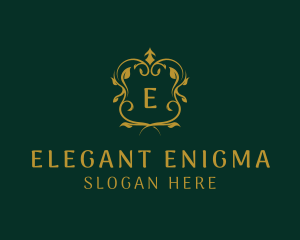 Elegant Wedding Shield logo design