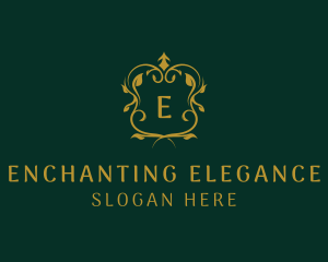 Elegant Wedding Shield logo design