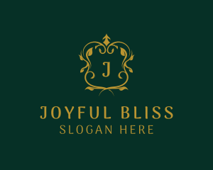 Elegant Wedding Shield logo design