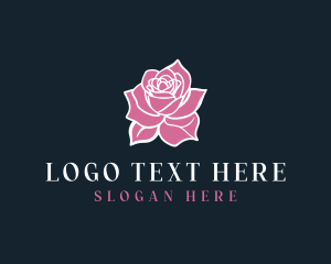 Elegant Rose Floral logo