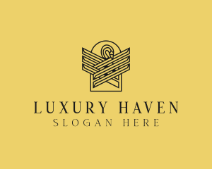 Minimalist Luxury Swan  logo design