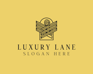 Minimalist Luxury Swan  logo design