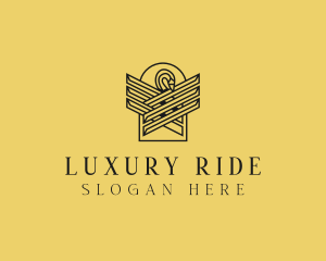 Minimalist Luxury Swan  logo design