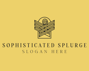 Minimalist Luxury Swan  logo design