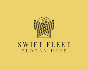 Minimalist Luxury Swan  logo design