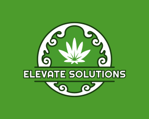 Cannabis Leaf Weed logo