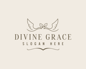 Spiritual Dove Wings logo design