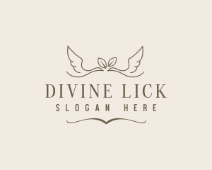 Spiritual Bird Wings logo design