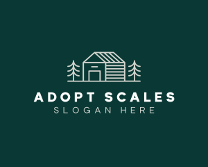 Cabin House Realty logo design