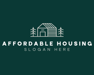 Cabin House Realty logo design