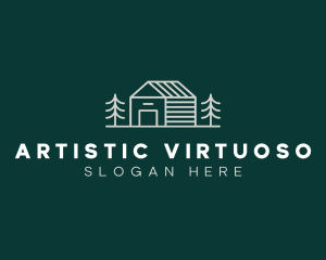 Cabin House Realty logo design