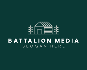 Cabin House Realty logo design