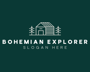 Cabin House Realty logo design